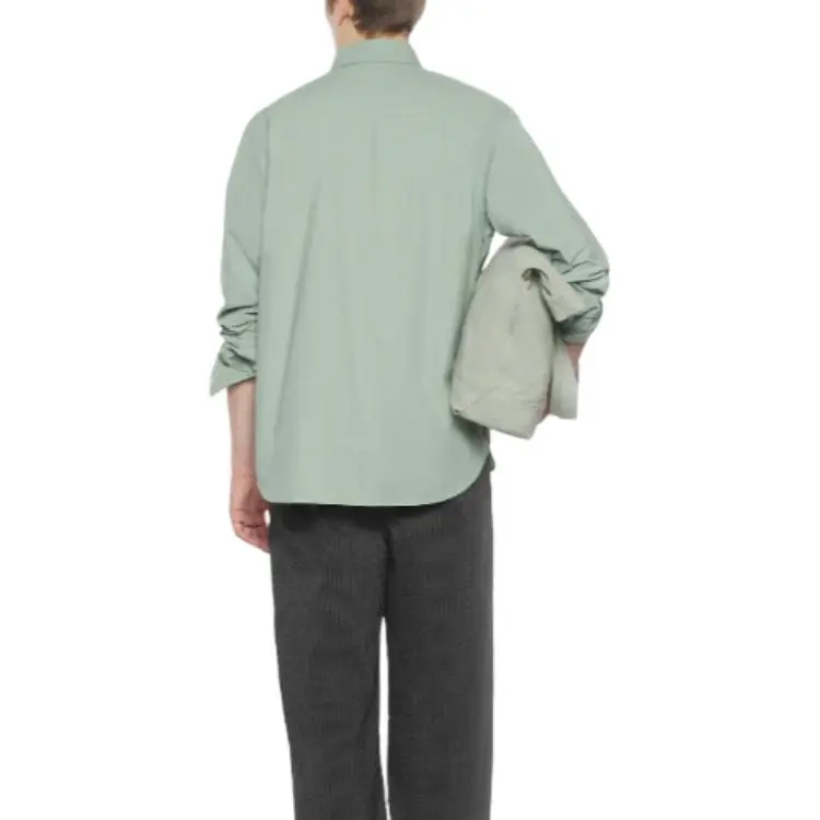 Maison Kitsune Tonal Fox Head Patch Shirt-3