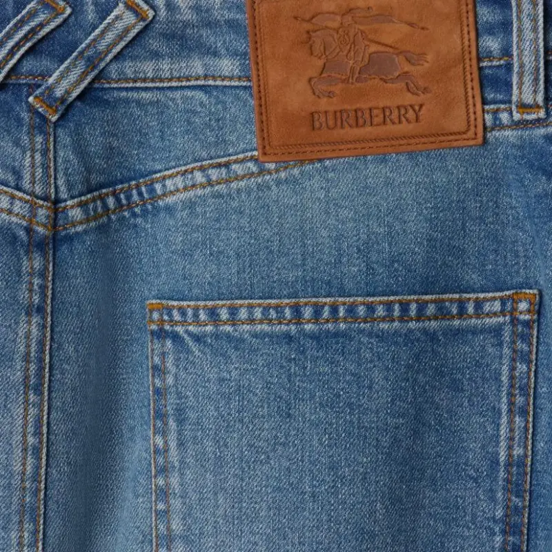 Burberry SS25 Denim Long Skirt Women's-4