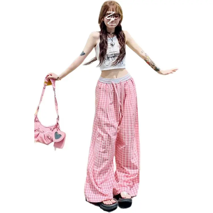 CHANGE SHE Casual Pants Women's Pink-2
