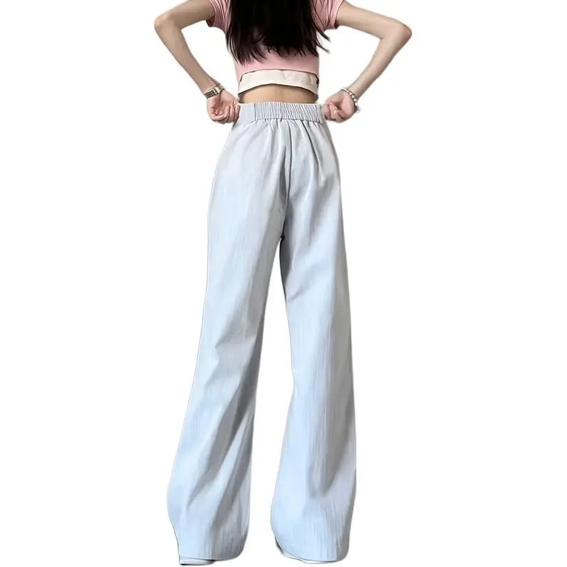DARK HORSE Casual Pants Unisex Denim Blue-1