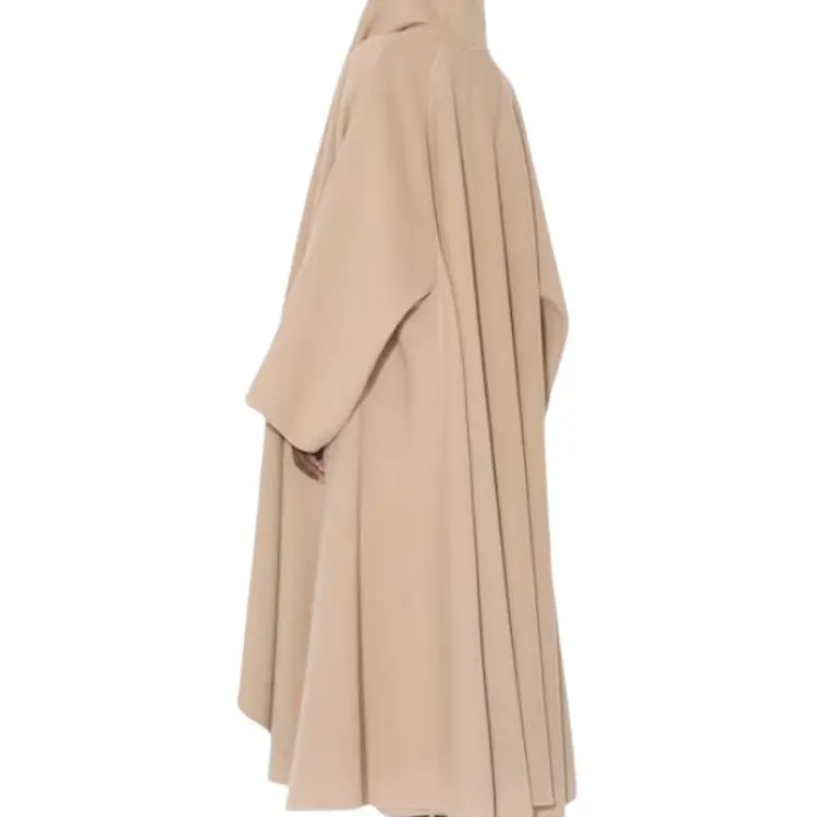 Alaia Hooded Maxi Cape-3