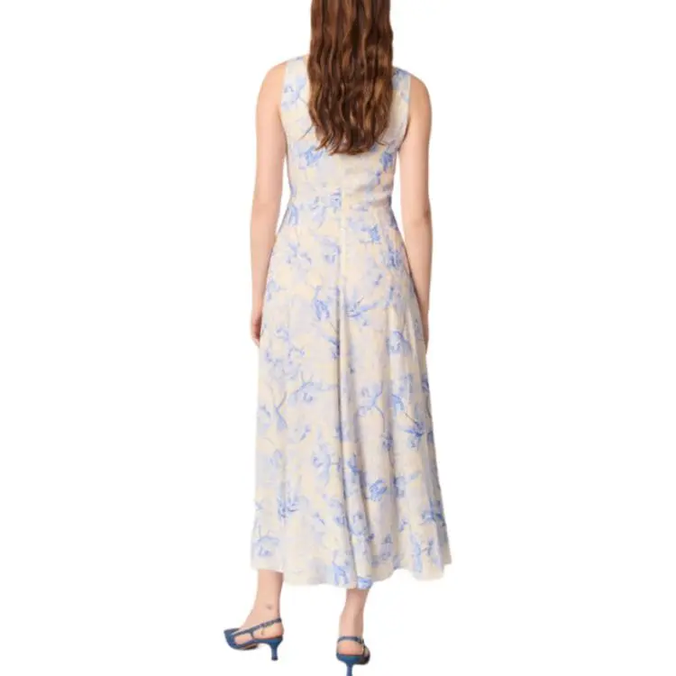 Maje Floral Midi Dress-3
