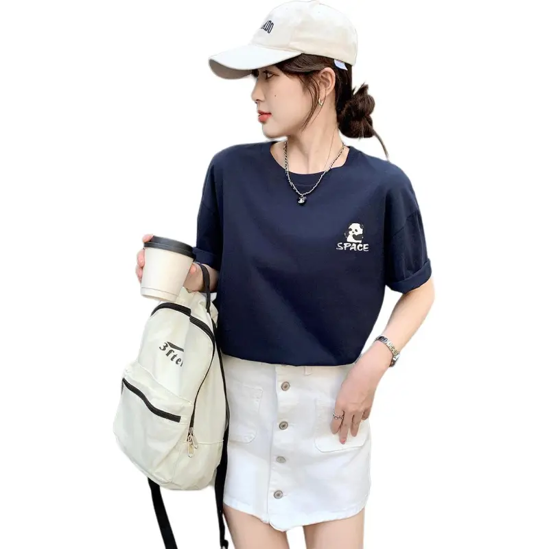Tonlion Regular T Shirt Women's-9