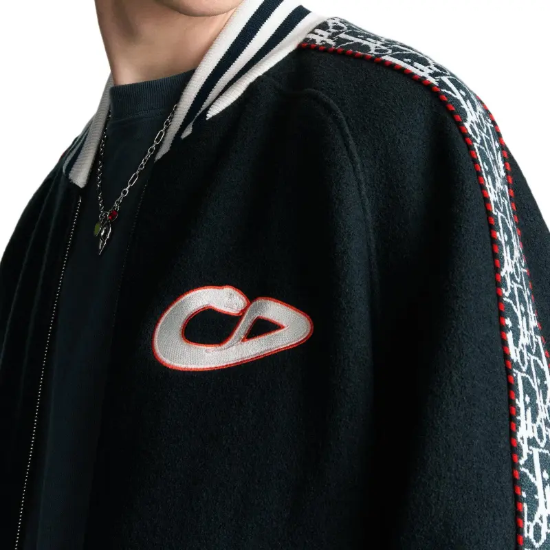 DIOR X Kaws Varsity Jacket-5