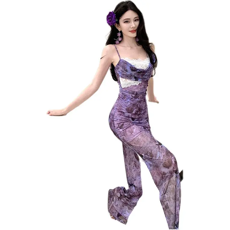 Dior Beauty Slip Dresses Women's Violet-3