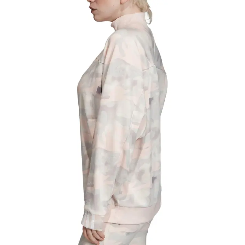 Adidas Originals SWEATER Sweatshirt Women's Pink White/Ash Gray/Light Gray Desert Pink-5