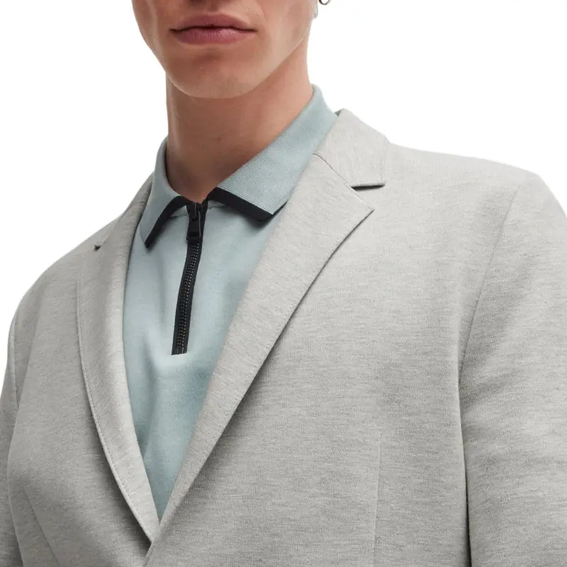 HUGO BOSS Business Suit Coat Men's Light Gray-5