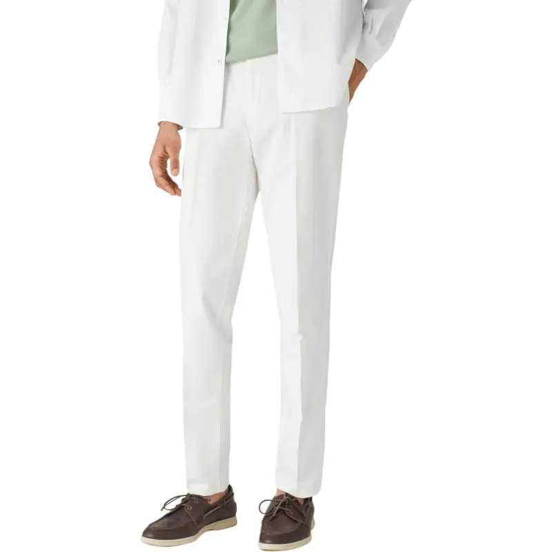 Loro Piana Pantaflat FW24 Casual Pants Men's White-4
