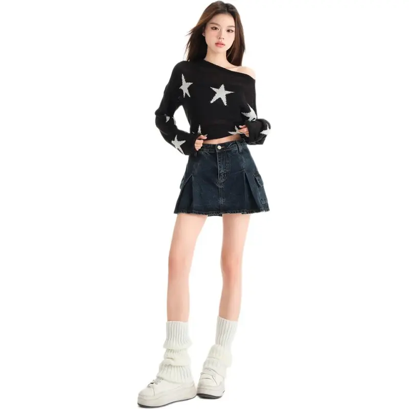KAISER Denim Short Skirts Women's-9