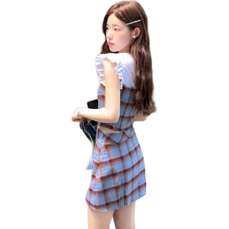 Mu Xiao Xin Two Piece Skirt Sets Women's-1