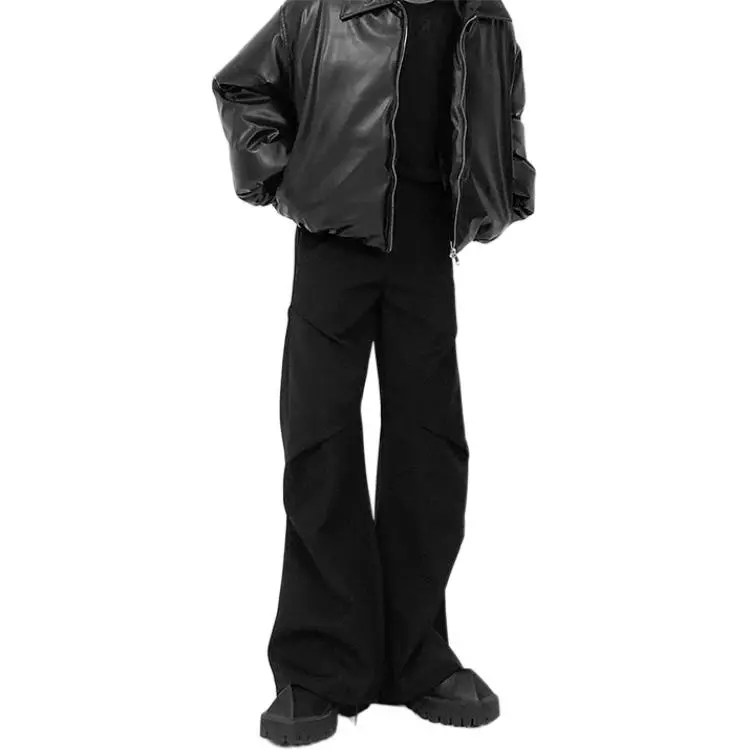 CORNILOT Casual Pants Unisex Black-4