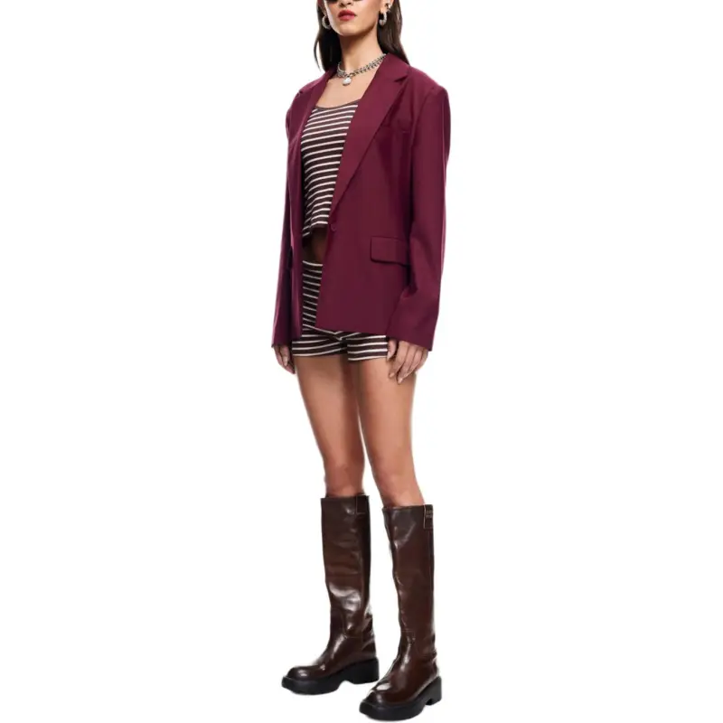 Lioness Business Suits Women's Burgundy-5