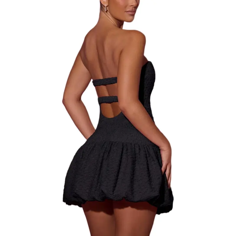 OH POLLY SS25 Lavinia Sleeveless Dress Women's Black-2