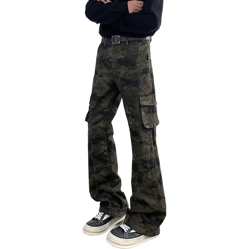NOME Casual Pants Unisex Jungle Camouflage-2