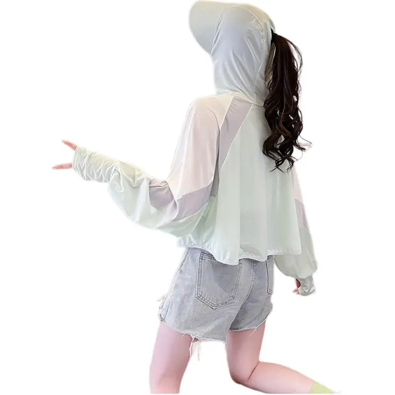 Flowers In Water Cropped Coat Women's-1