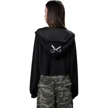 UNIFREE Cropped Sweatshirt Coat Women's