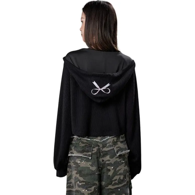 UNIFREE Cropped Sweatshirt Coat Women's-0