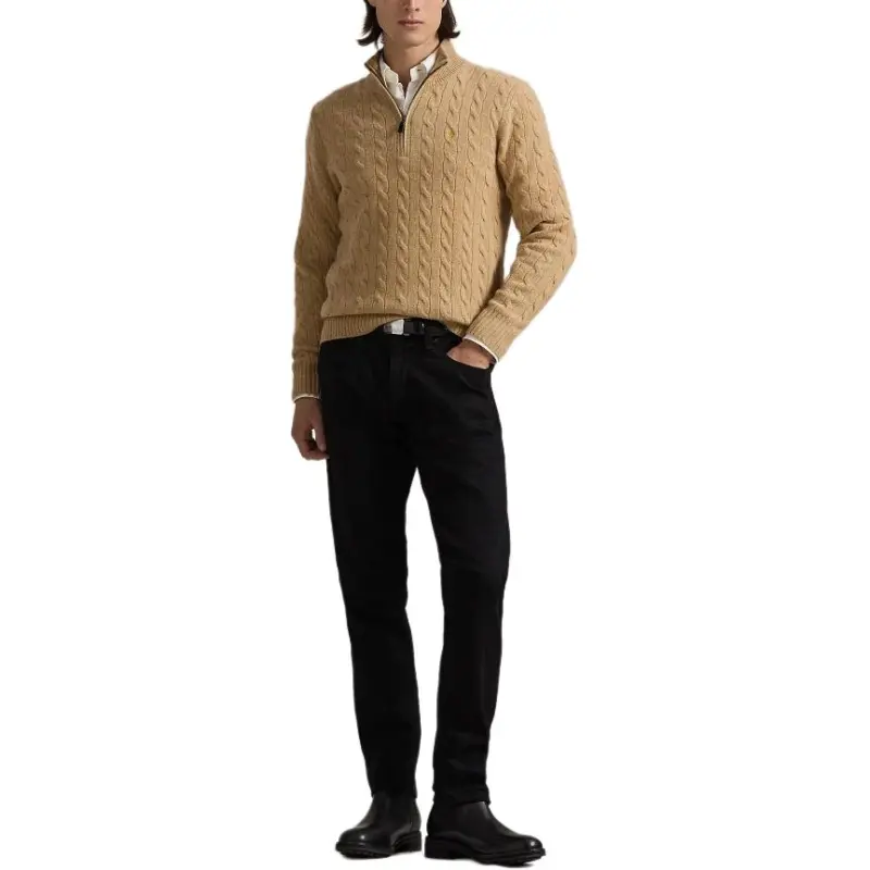 Polo Ralph Lauren Lunar Calendar Collection Sweater Men's Khaki-1