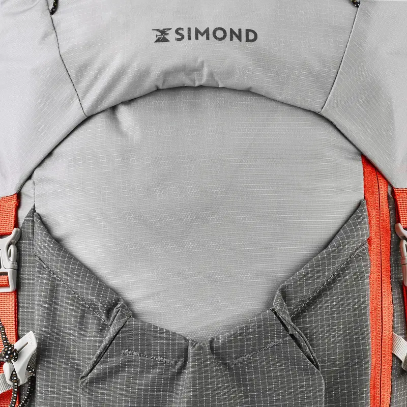 DECATHLON Mountaineering Bag Outdoor Bag Polyamide 55L Smoke Gray Women's-5