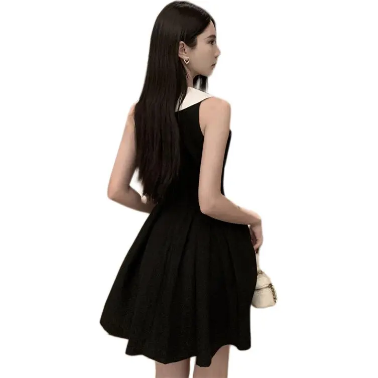 GOSO Sleeveless Dresses Women's Black-1