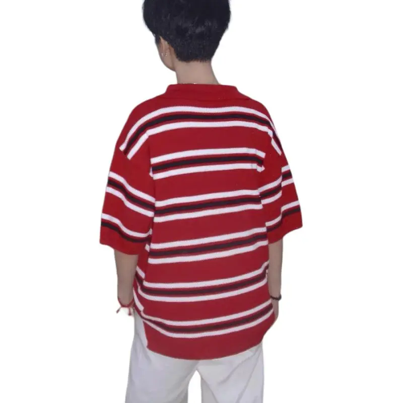 GY.VG Polo Shirts Unisex Red-1