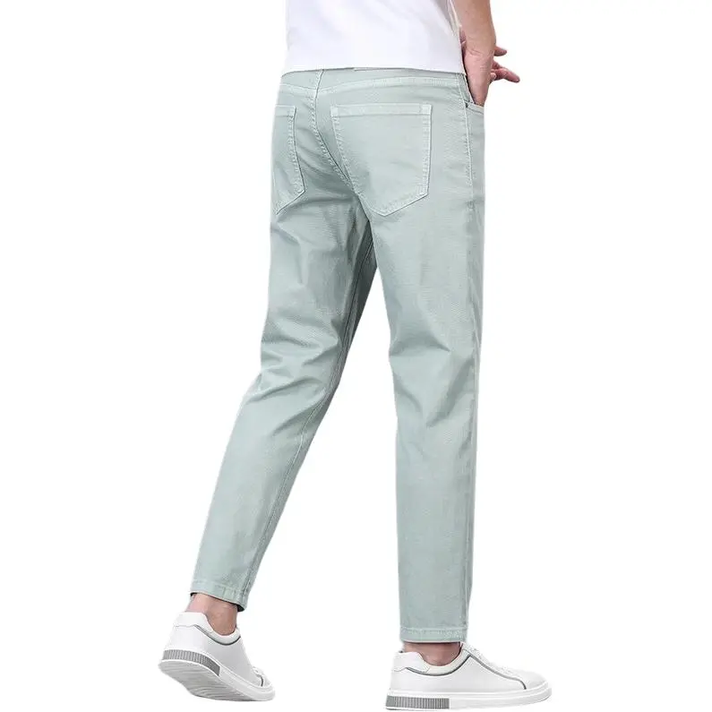 JIKENDI Jeans Men Olive Green-1