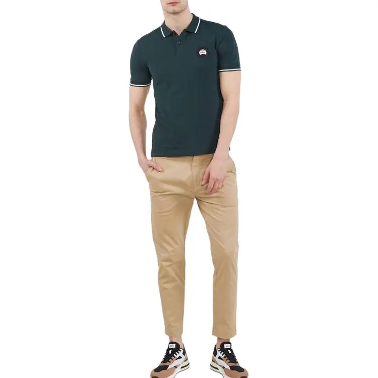 HUGO BOSS Polo Shirts Men Dark Green-2
