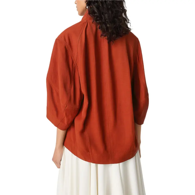 Bottega Veneta SS25 Shirt Women's Red Copper-1