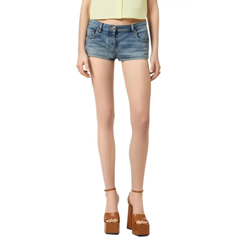 VERSACE Made In Japan Denim Shorts-2