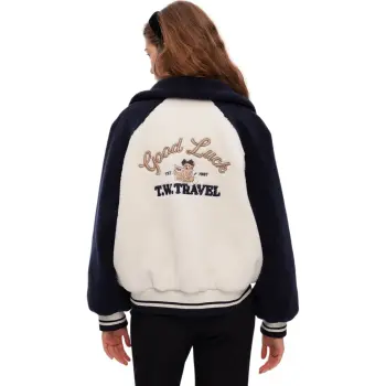 Teenie Weenie Cropped Coat Women's Ivory White