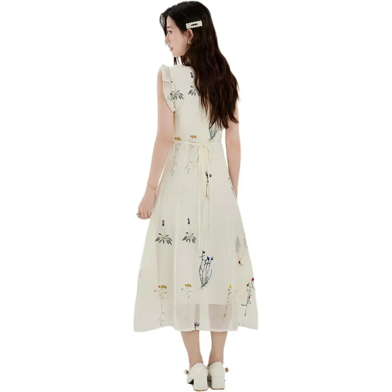 Mu Xiao Xin Sleeveless Dress Women's-1