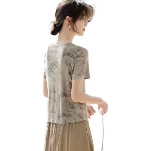 XWI T Shirt Women's Apricot Gray