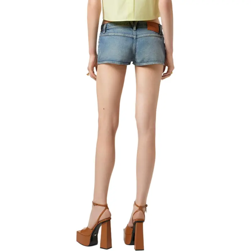 VERSACE Made In Japan Denim Shorts-3
