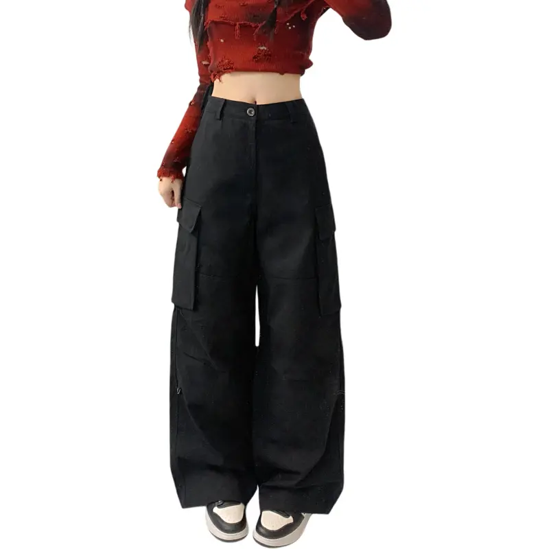 GOSO Cargo Pants Women's Black-4