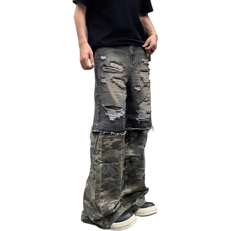 DAFK Jeans Men's Black Camouflage -2