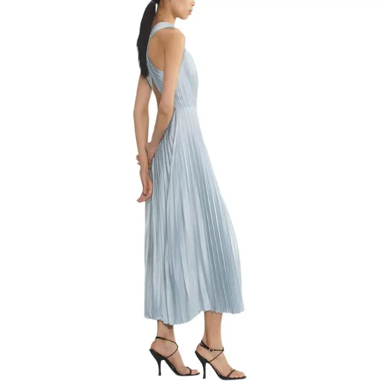 ARITZIA SS25 Ten Rio Satin Dress Sleeveless Dress Women's-4