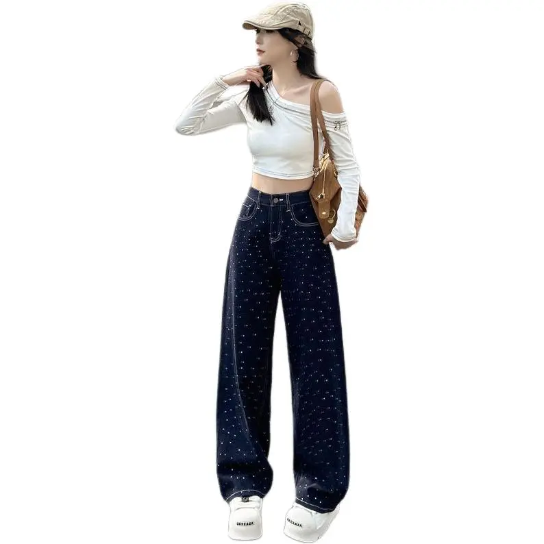 KAISER Jeans Women's Hot Stitched Denim Blue-1