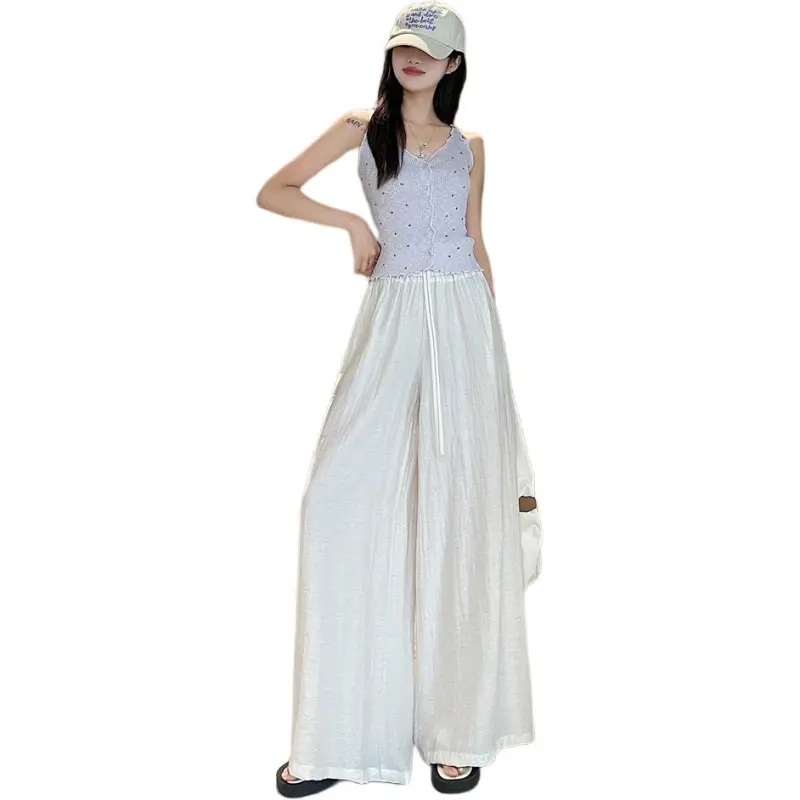 Flowers In Water Casual Pants Women's-6