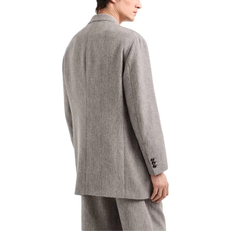 GIORGIO ARMANI Heritage Line Double breasted Jacket In A Wool And Viscose Blend-4