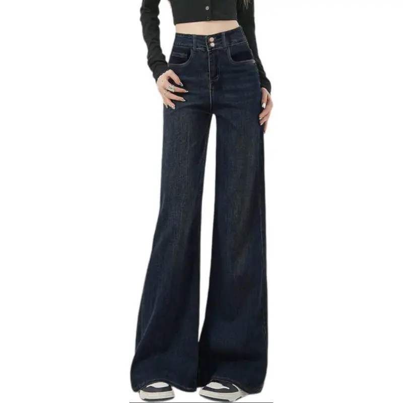 Weixi Jeans Women's Blue Black-3
