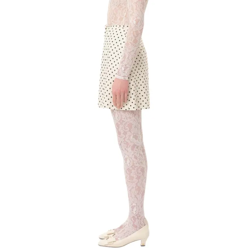 Valentino SS25 Casual Short Skirts Women's Beige-4