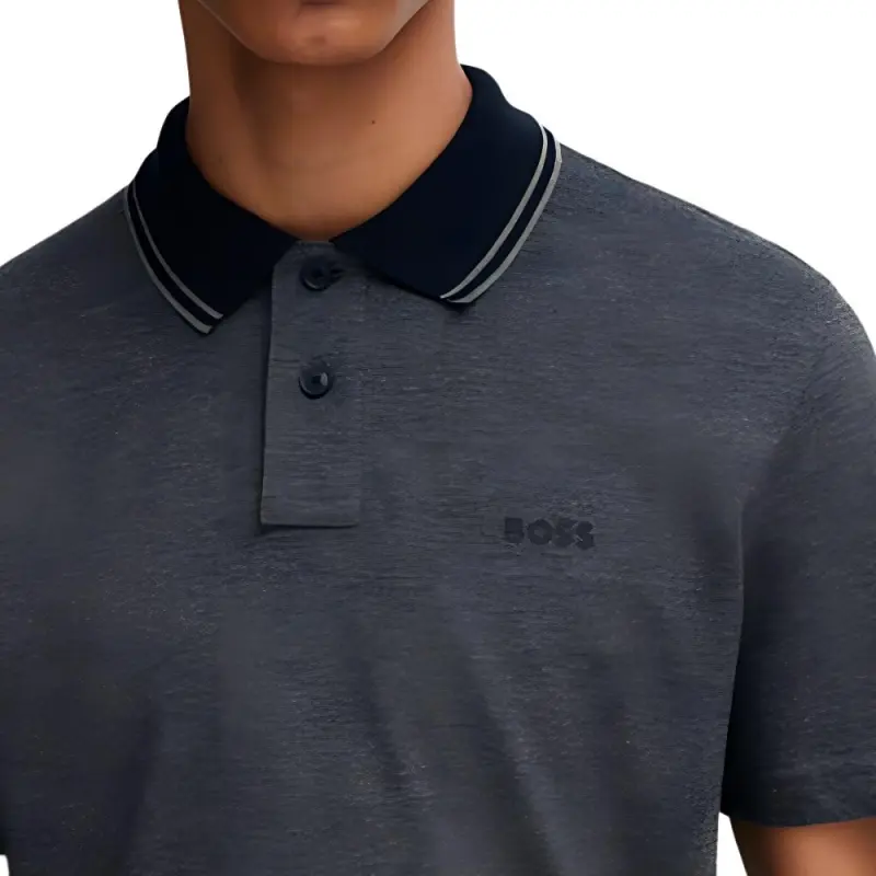 HUGO BOSS Polo Shirt Men's Dark Blue-4