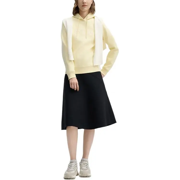 FILA Sweatshirt Women's Coffee Beige Yellow-4