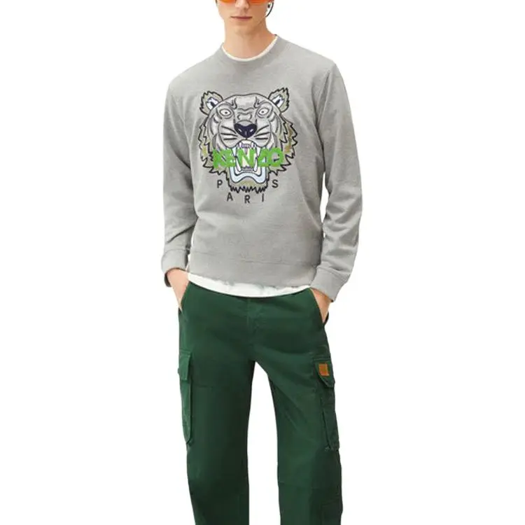 KENZO Tiger Embroidered Crewneck Sweatshirt-1