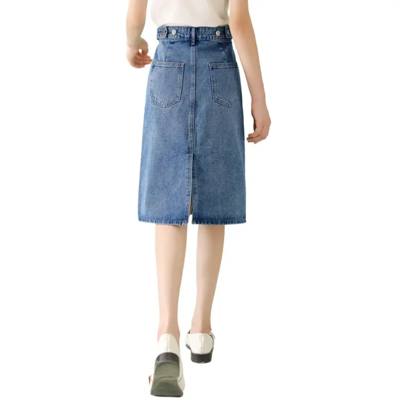 HIPPIEMISS Denim Short Skirts Women's Blue-1