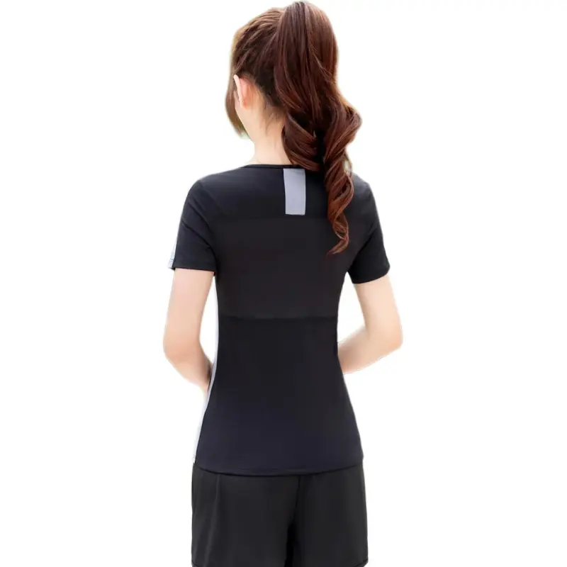 Barbie Yoga T Shirts Women's Black-1