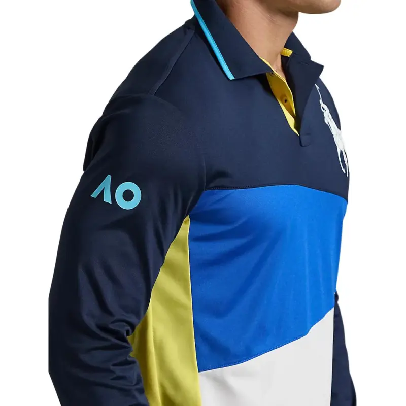 Polo Ralph Lauren Australia Tennis Open Commemorative Capsule Collection Polo Shirt Men's Multicolor-4