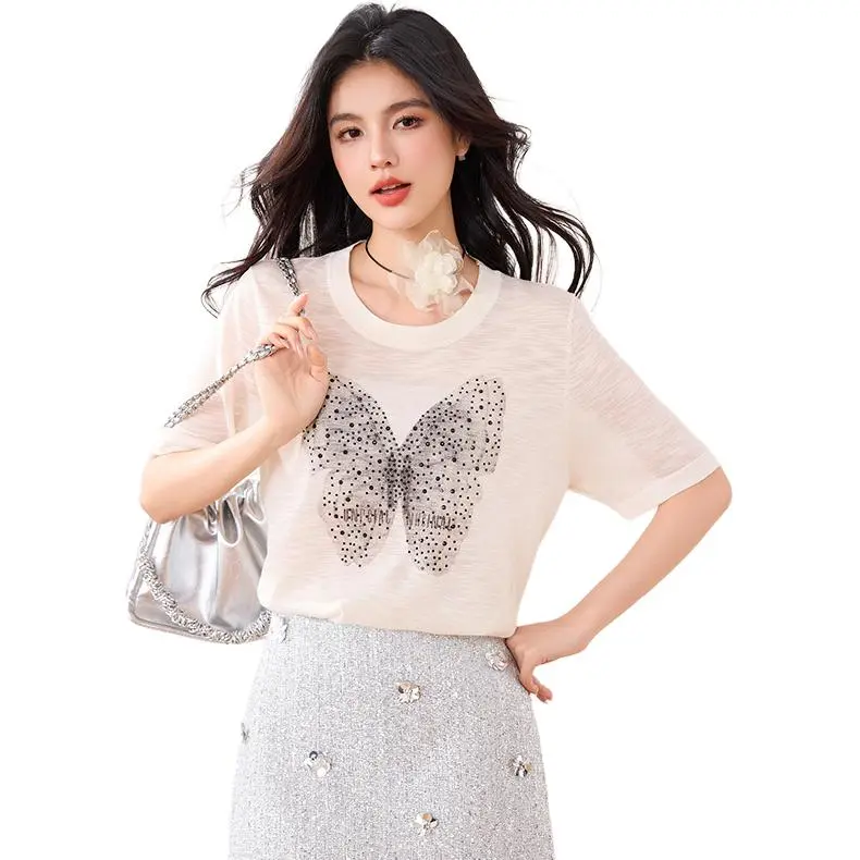 La Chapelle Regular T Shirt Women's White-1