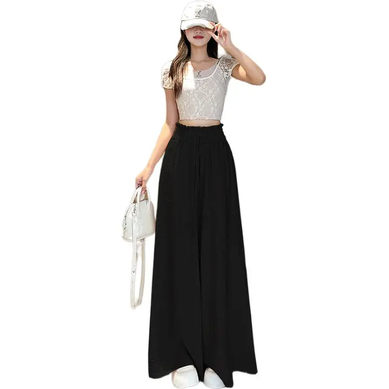 Flowers In Water Casual Pants Women's-1