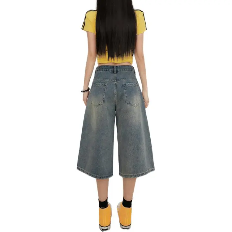 Wen Shan Denim Shorts Women's Vintage-1